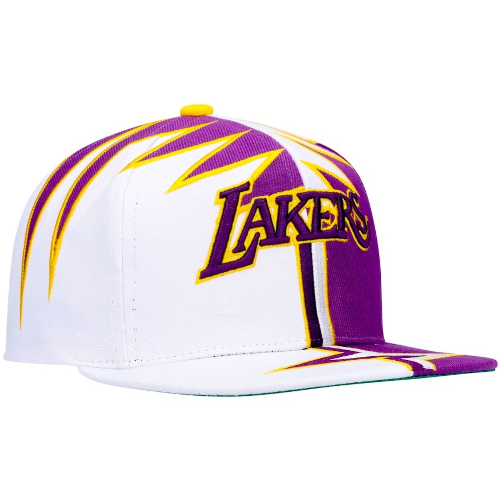 Los Angeles Lakers Mitchell & Ness Shockwave Snapback Hat Cap LA NBA - Brand New